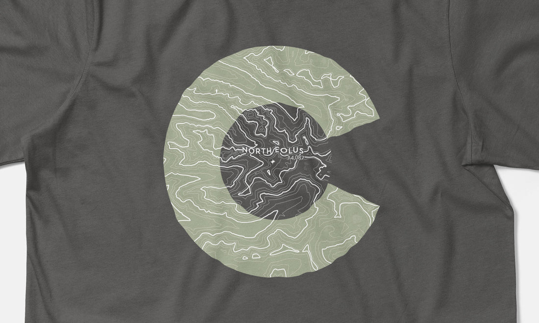 North Eolus Topo 14er Shirt