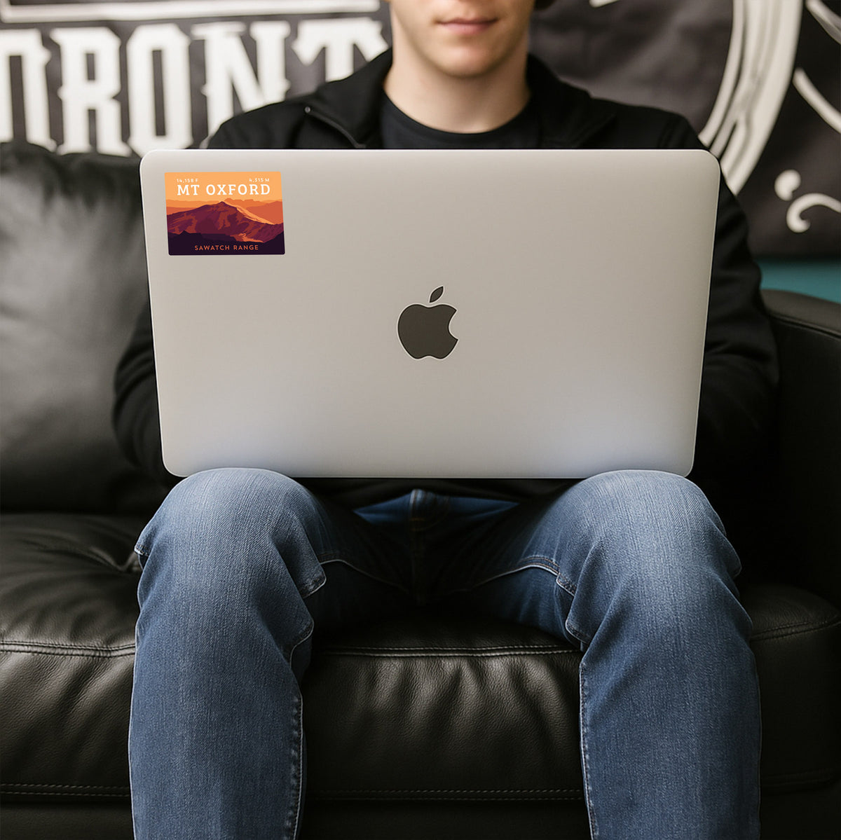 Mount Oxford Colorado 14er Sticker