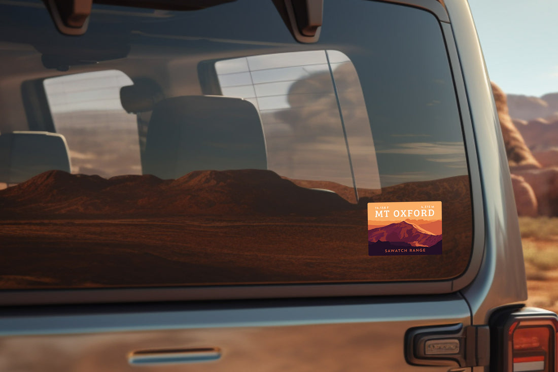 Mount Oxford Colorado 14er Sticker