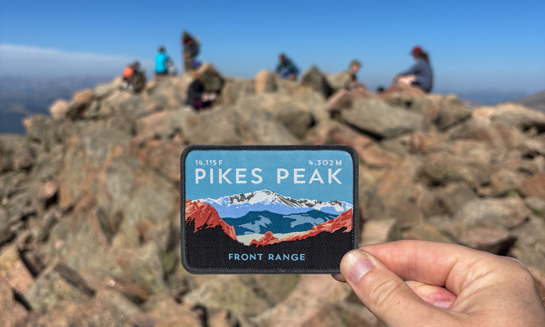 Pikes Peak Colorado 14er Patch