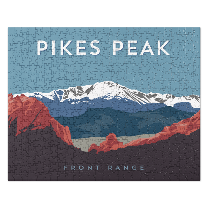 Pikes Peak Colorado 14er Mountain Jigsaw Puzzle