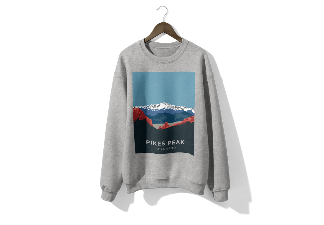Pikes Peak Colorado 14er Sweatshirt