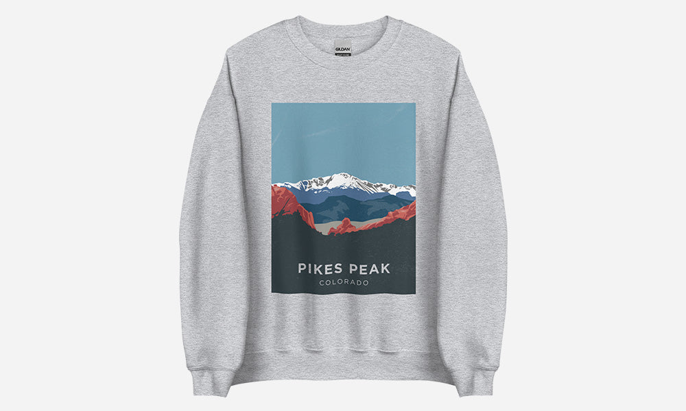 Pikes Peak Colorado 14er Sweatshirt