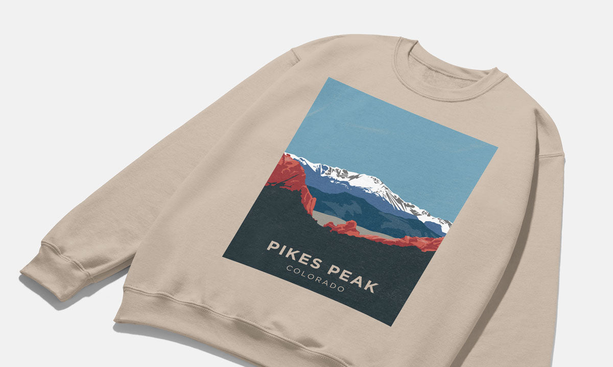 Pikes Peak Sweatshirt - Sand