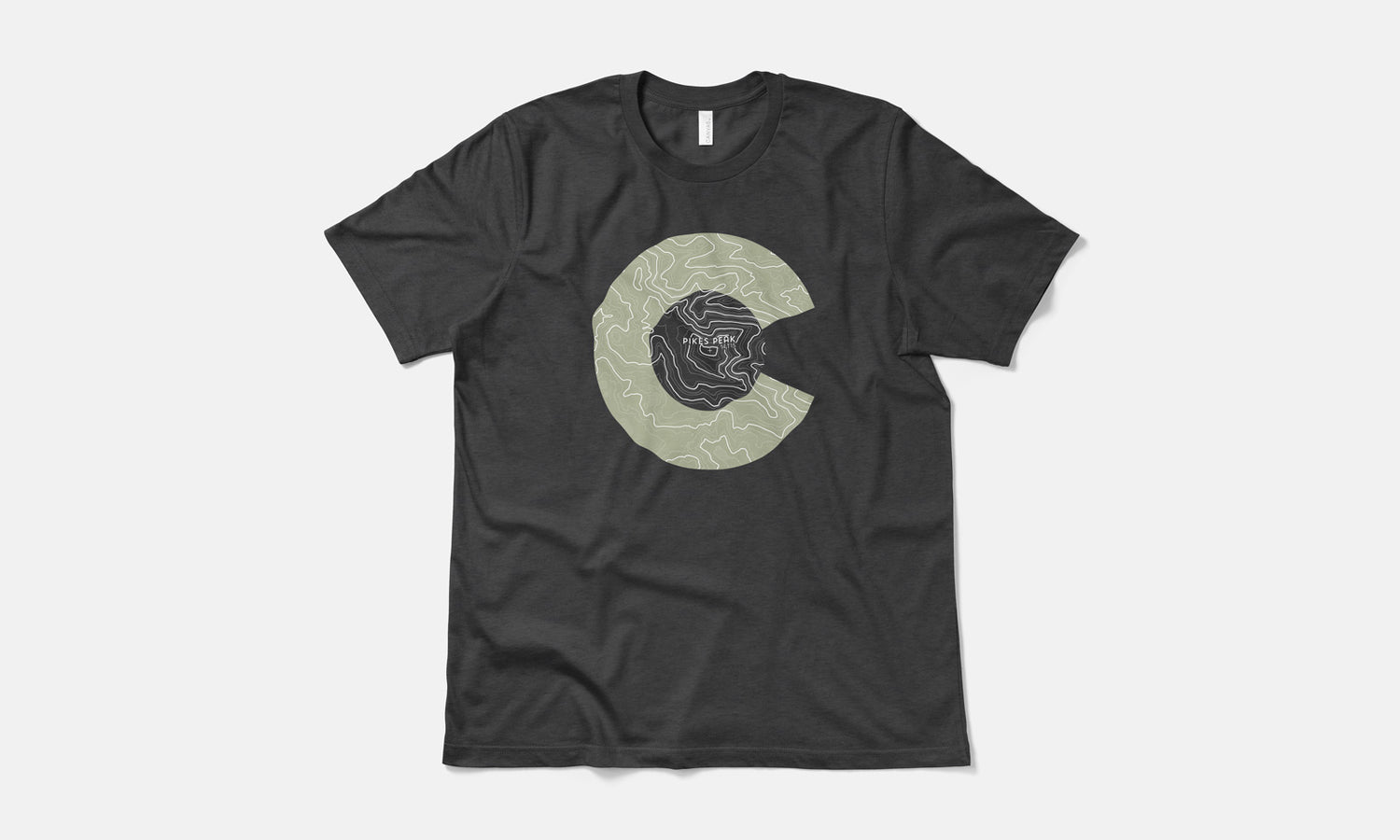 Pikes Peak Topo 14er Shirt