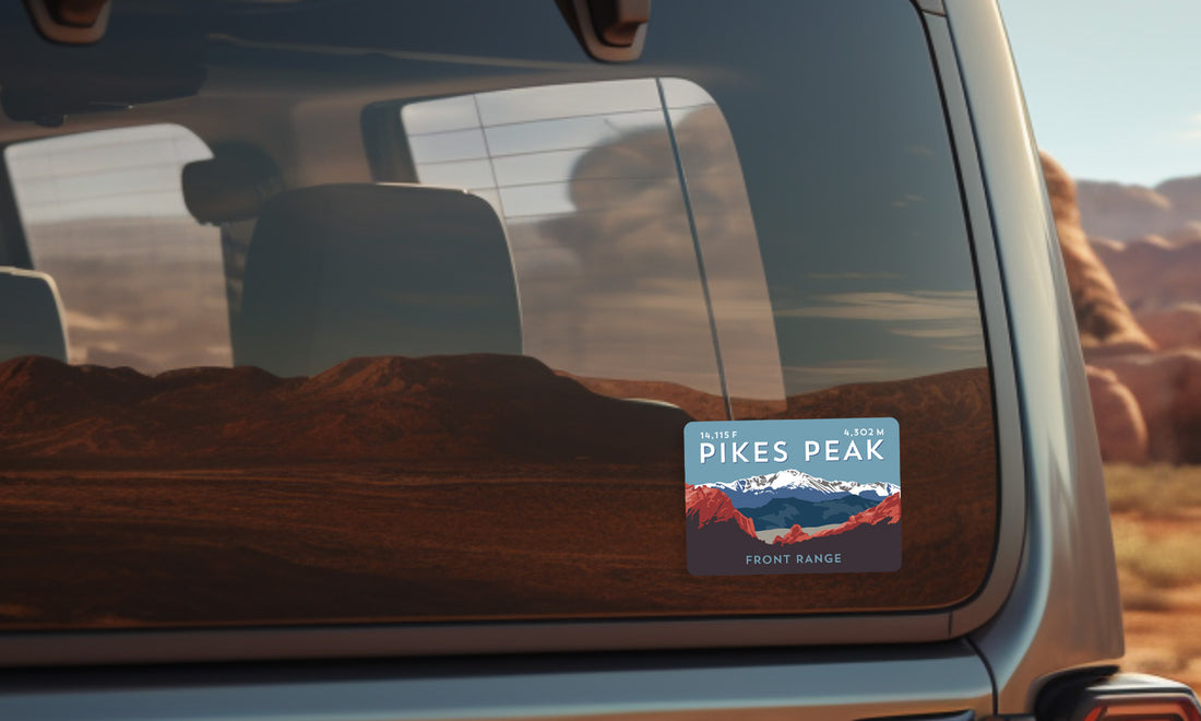 Pikes Peak Colorado 14er Sticker