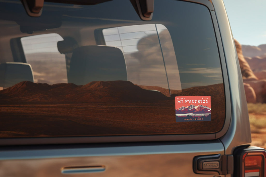 Mount Princeton Colorado 14er Sticker