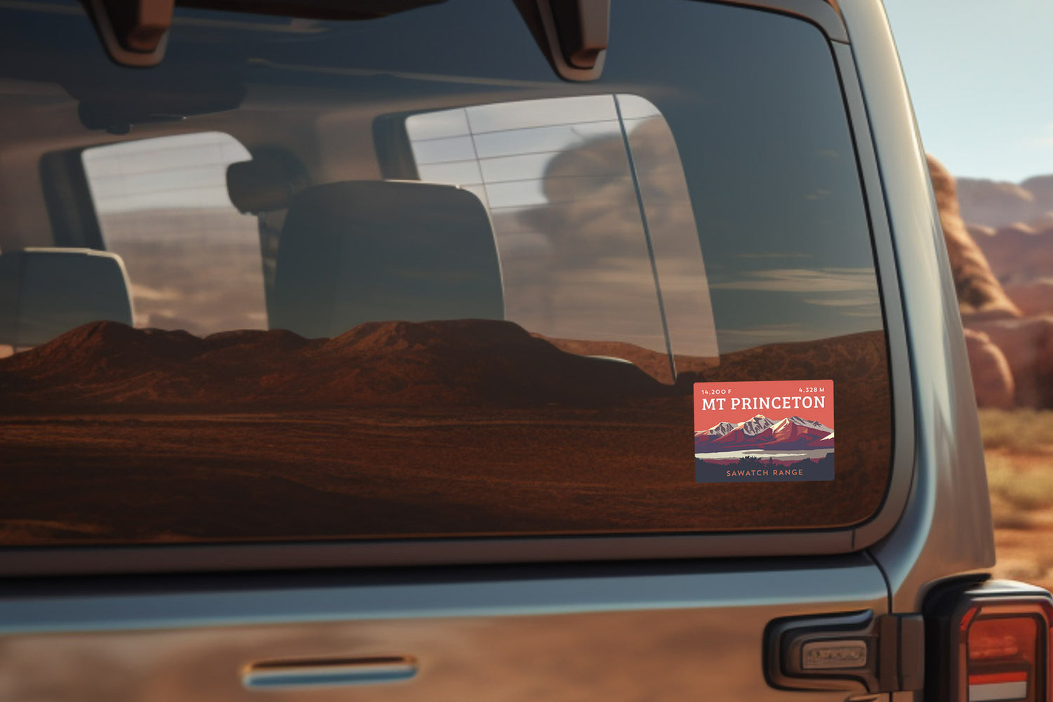 Mount Princeton Colorado 14er Sticker