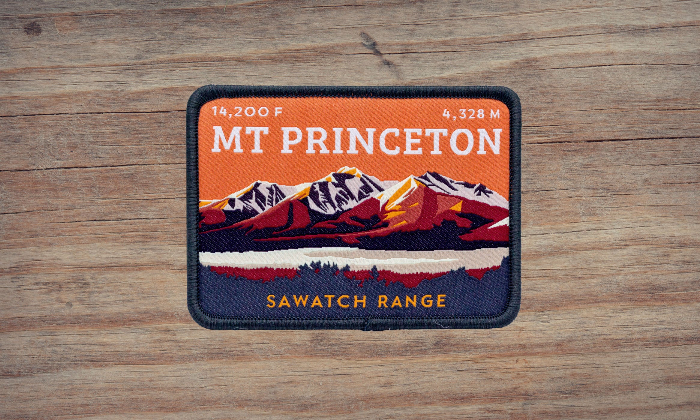 Mount Princeton Colorado 14er Patch