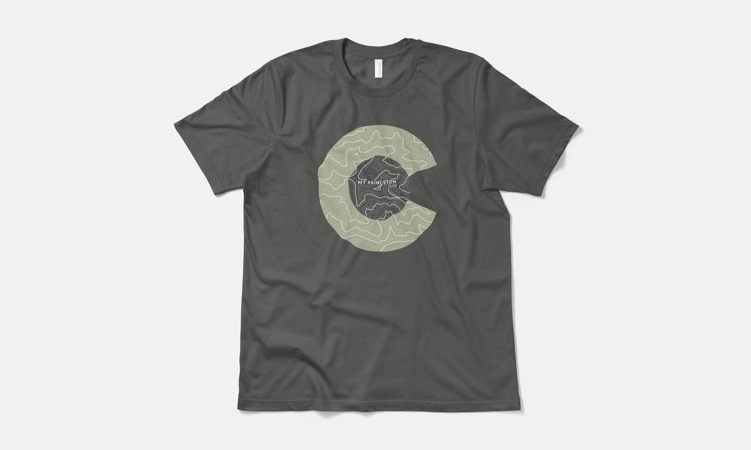 Mount Princeton Topo 14er Shirt