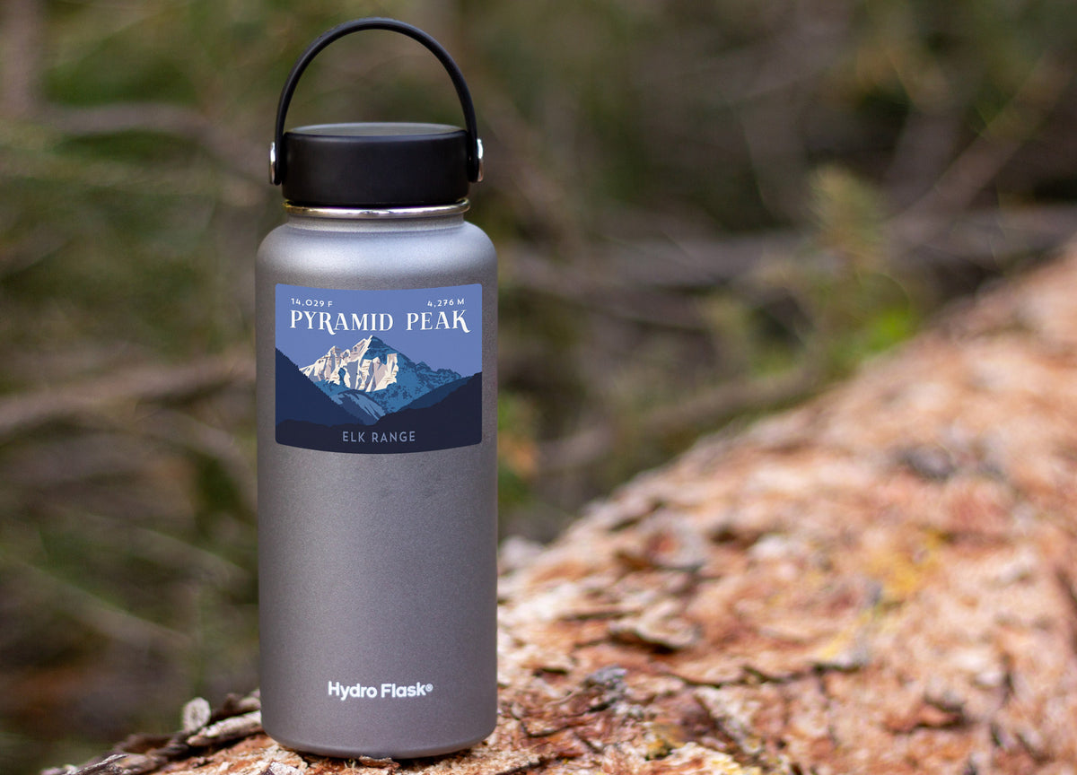 Pyramid Peak Colorado 14er Sticker