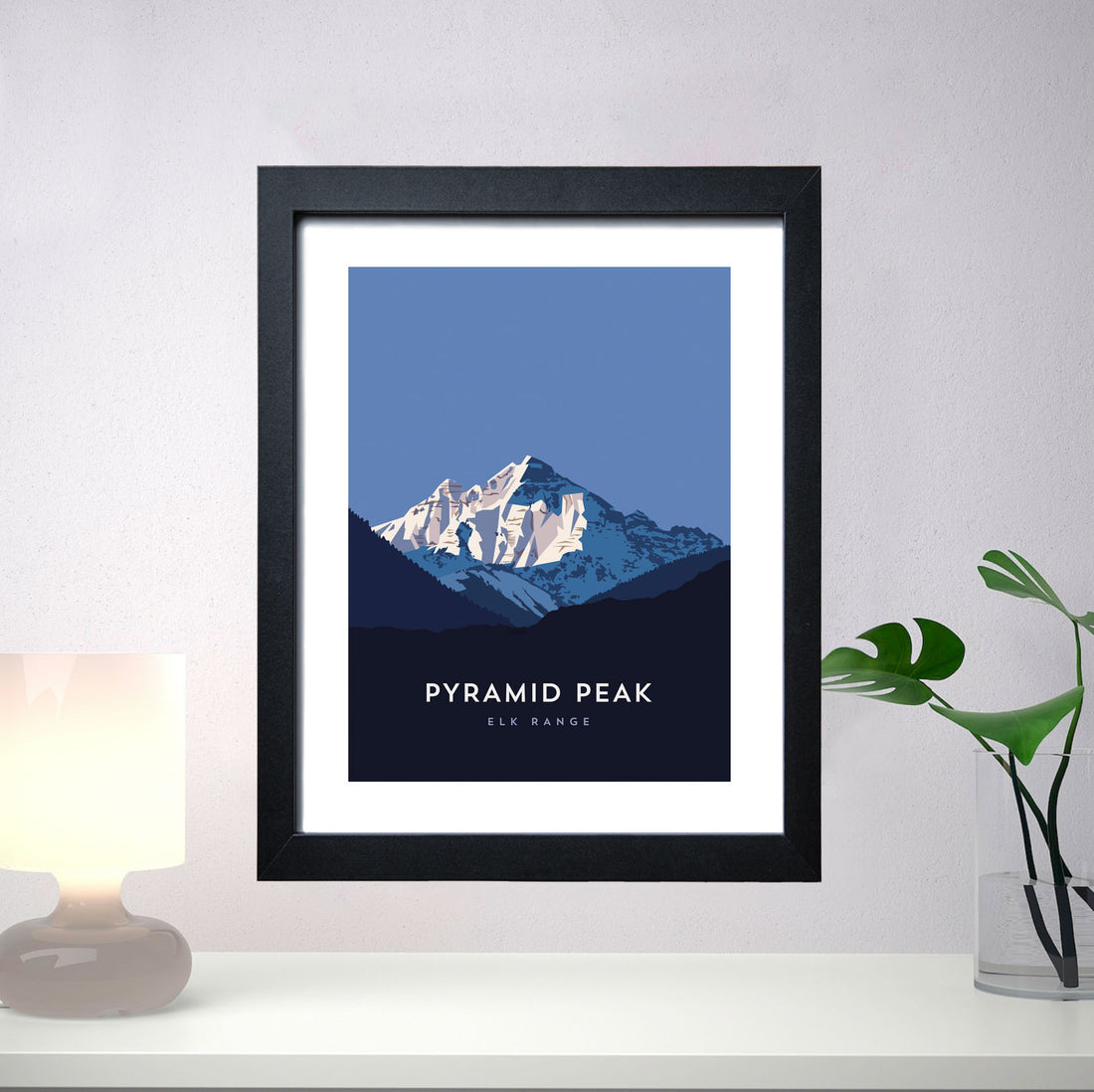 Pyramid Peak Colorado 14er Print