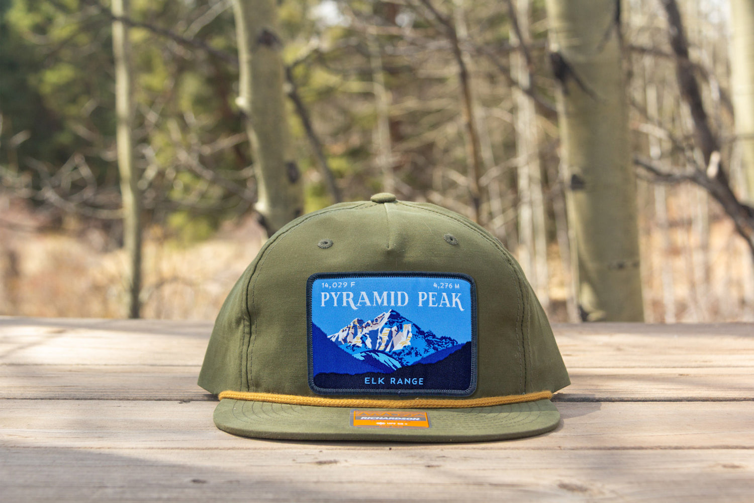 Pyramid Peak Colorado 14er Rope Hat