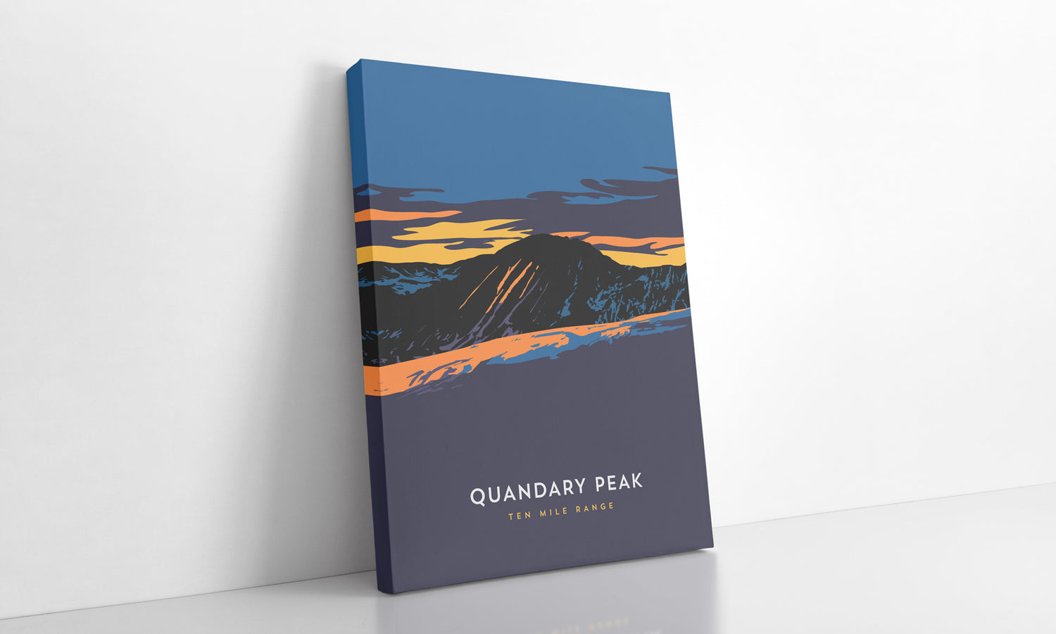 Quandary Peak Colorado 14er Canvas Print