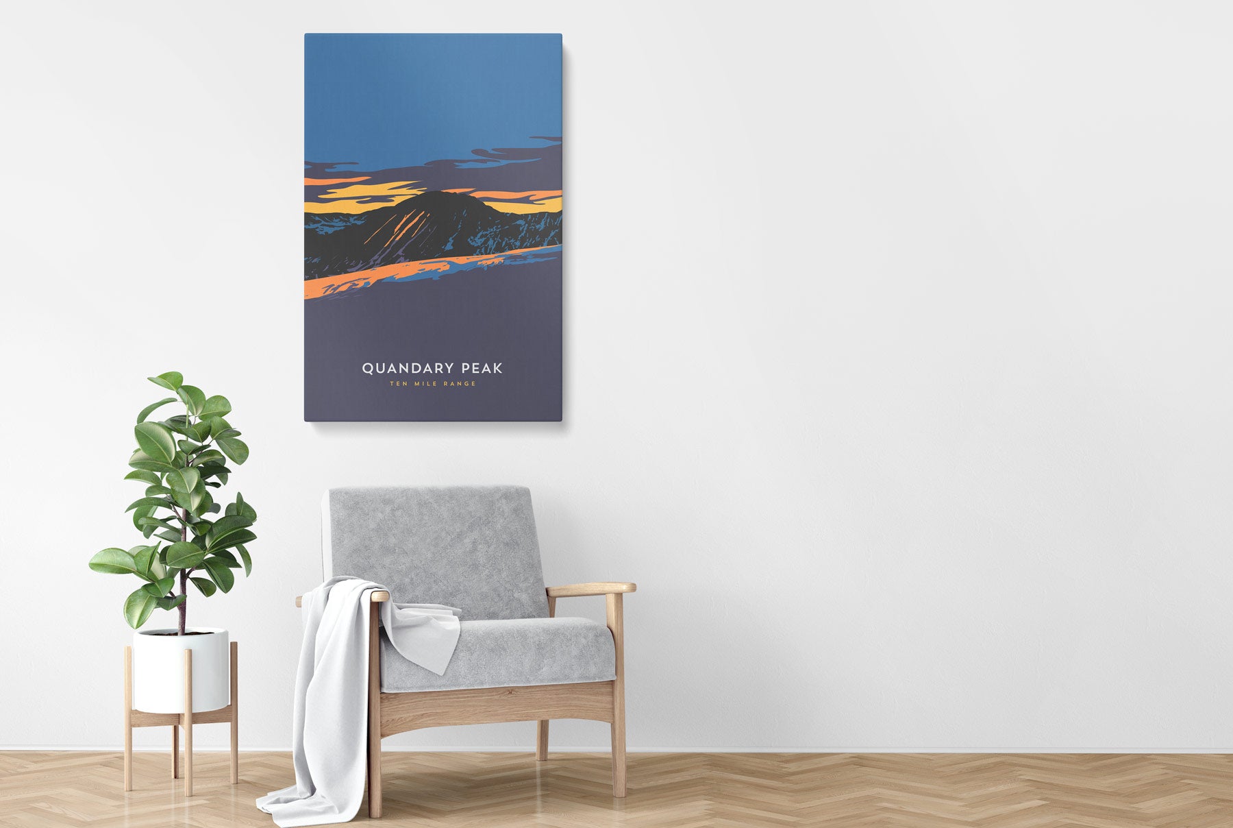 Quandary Peak Colorado 14er Canvas Print