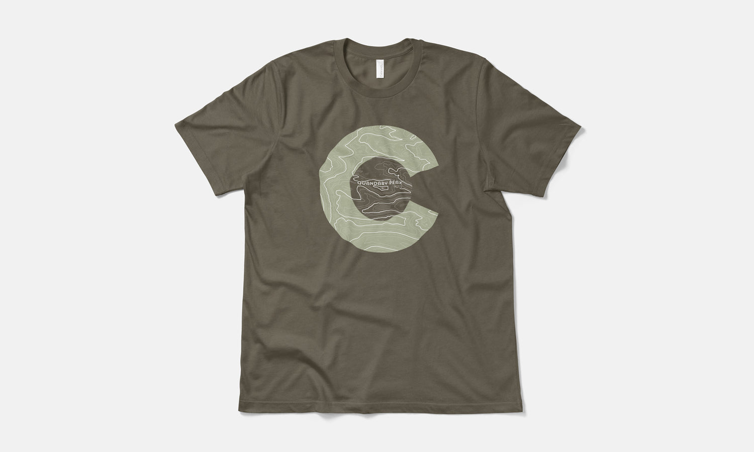 Quandary Peak Topo 14er Shirt