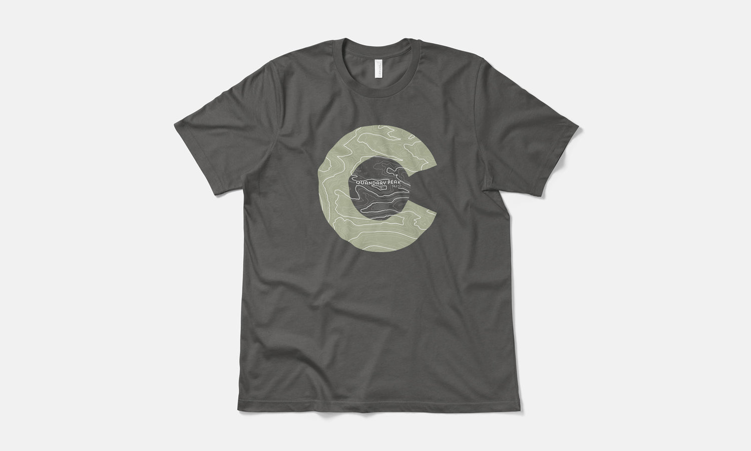 Quandary Peak Topo 14er Shirt