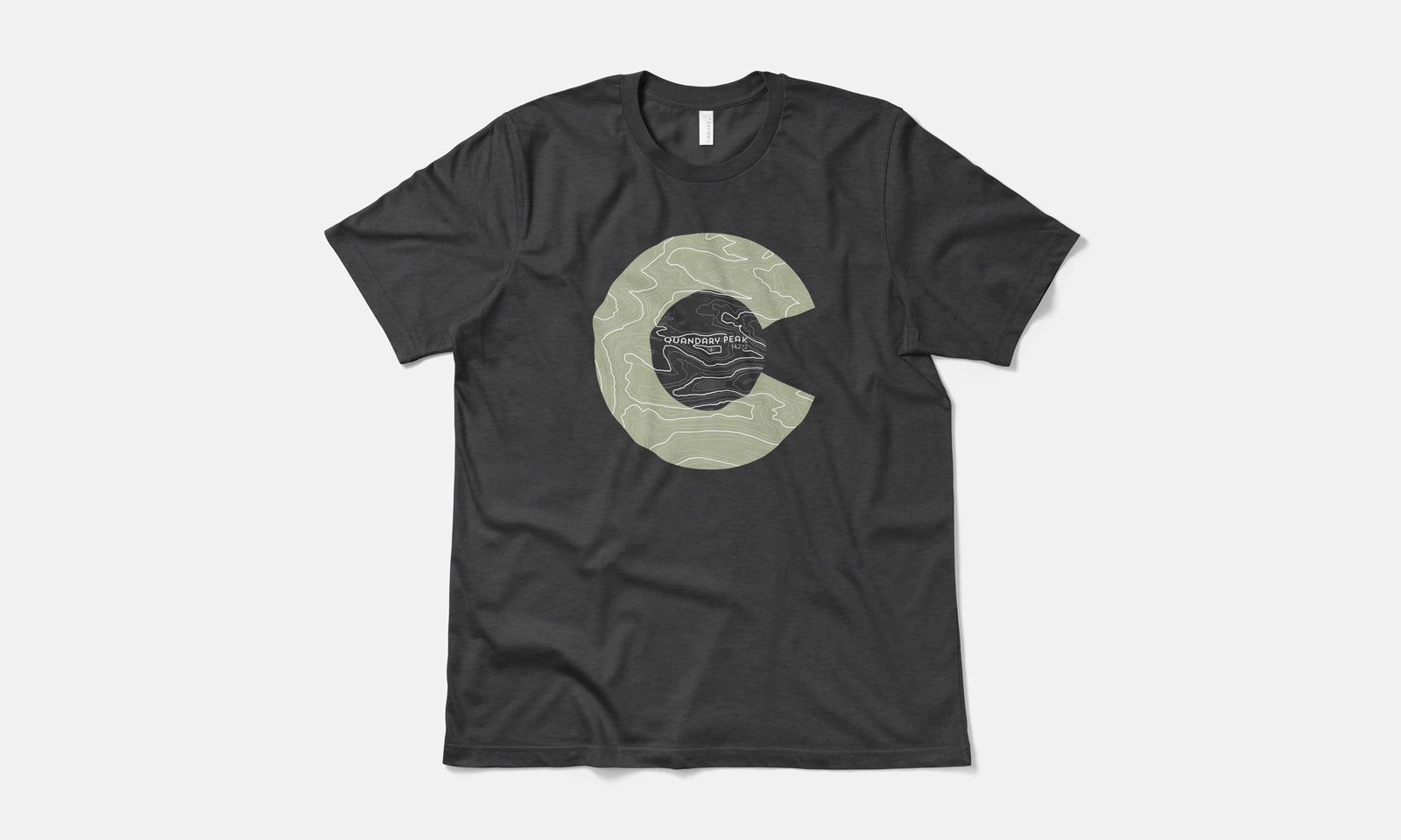 Quandary Peak Topo 14er Shirt
