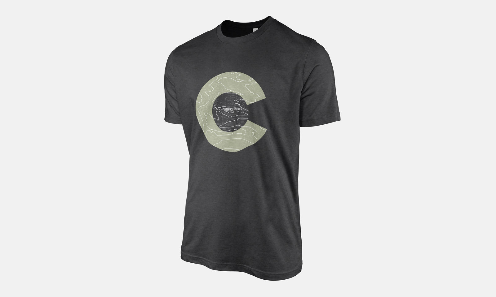 Quandary Peak Topo 14er Shirt