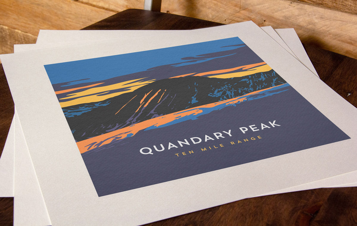 Quandary Peak 14er Print