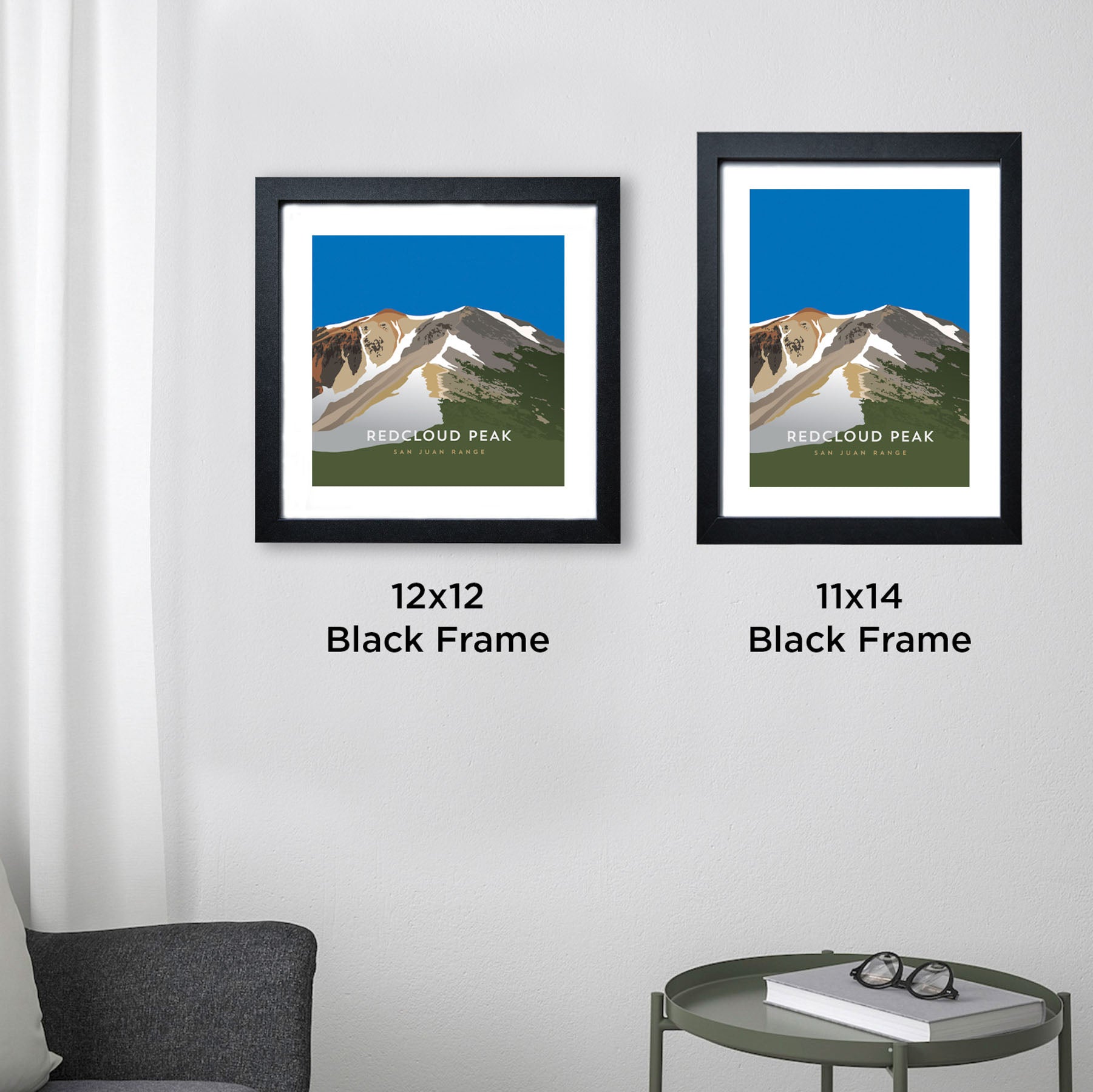 Redcloud Peak Colorado 14er Framed Poster