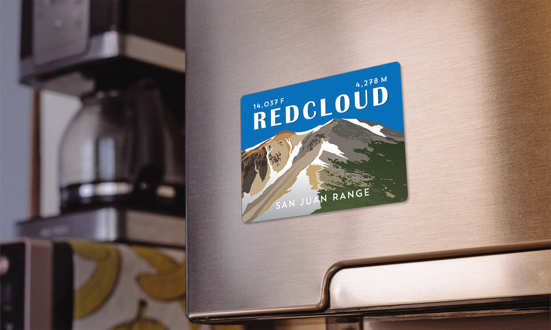 Redcloud Peak Colorado 14er Magnet