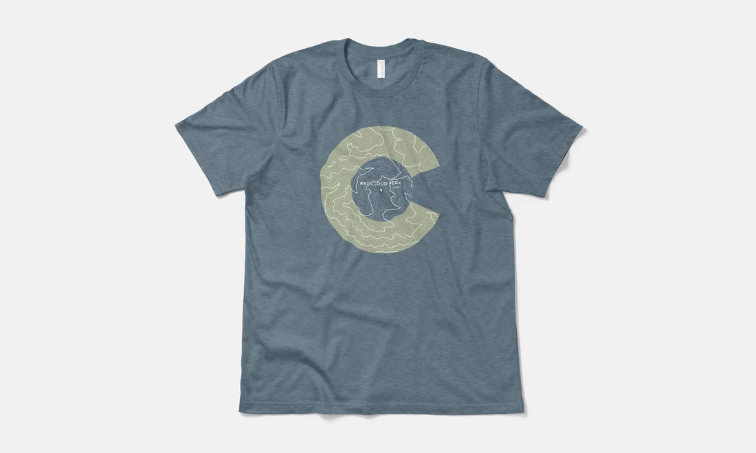 Redcloud Peak Topo 14er Shirt