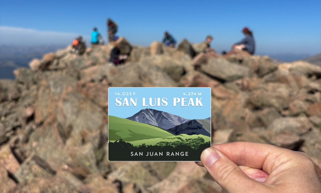 San Luis Peak Colorado 14er Sticker