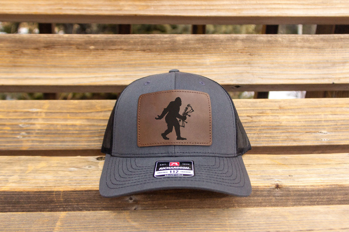 Sasquatch Archery Bow Hunting Hat Charcoal