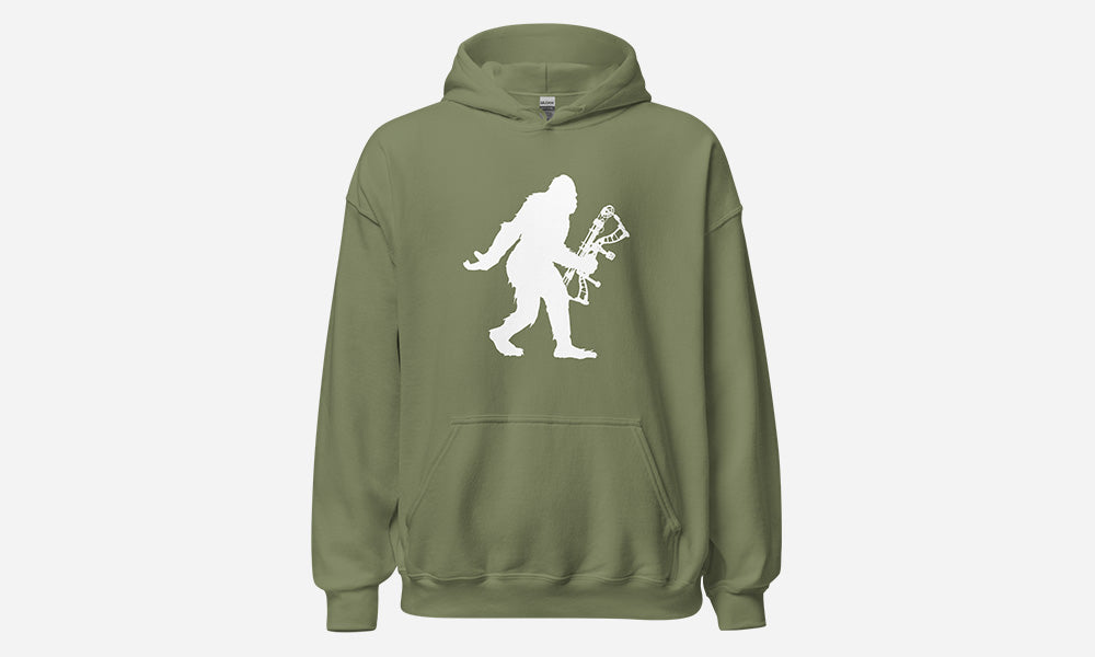 Sasquatch Archery Hunting Hoodie Green