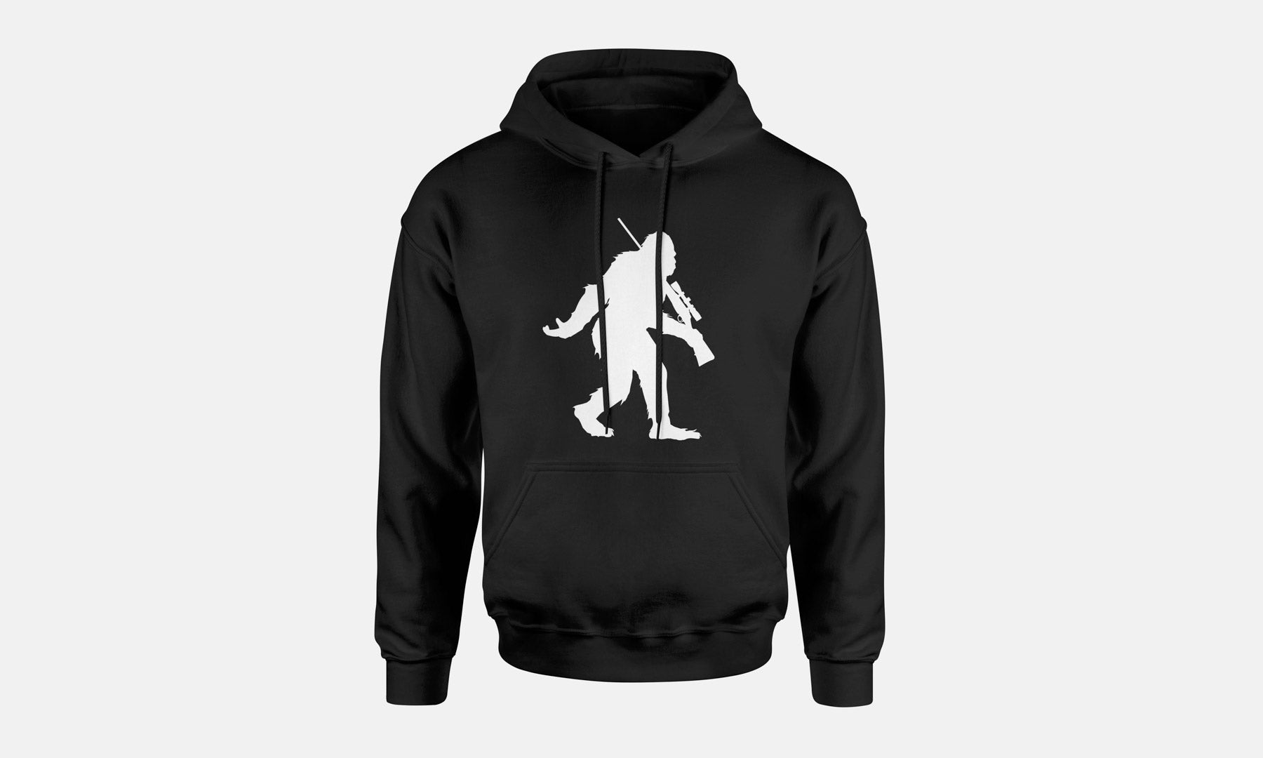 Sasquatch Rifle Hunting Hooded Sweatshirt