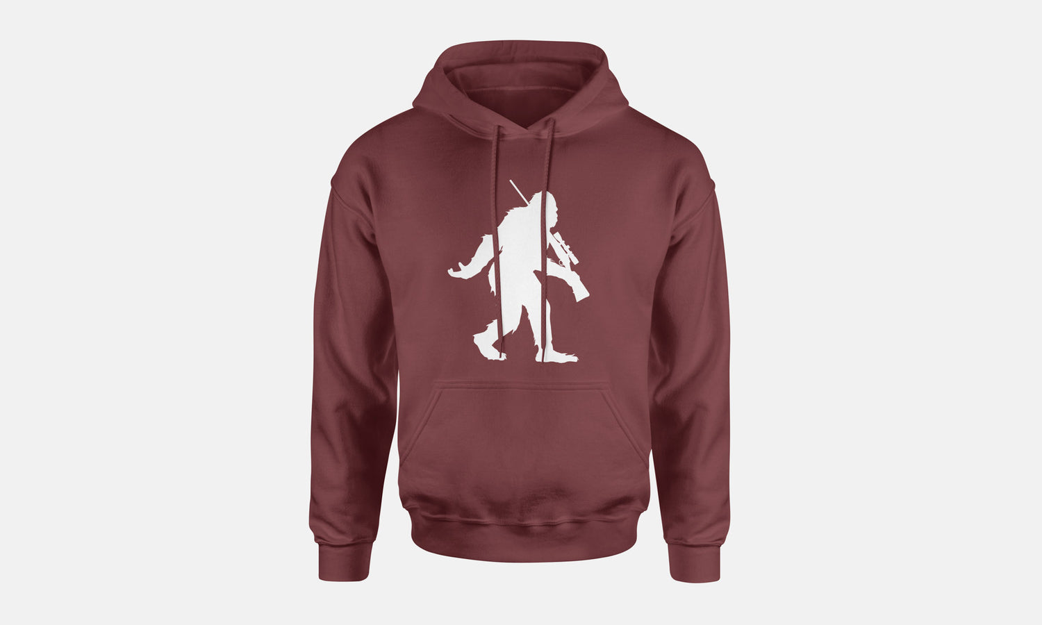 Sasquatch Rifle Hunting Hooded Sweatshirt