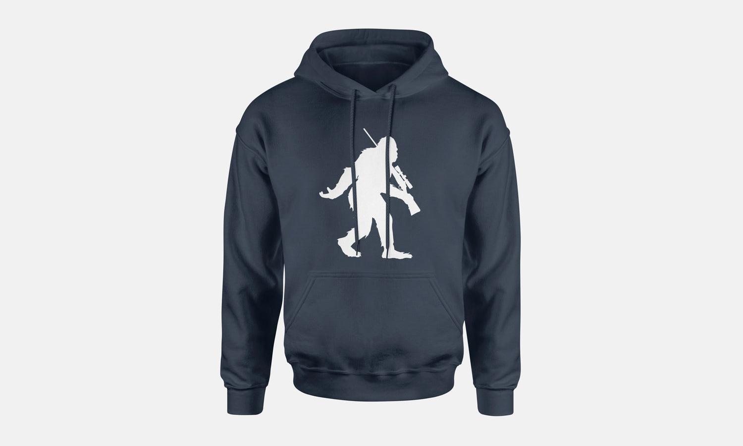 Sasquatch Rifle Hunting Hooded Sweatshirt
