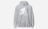 Sasquatch Mountain Biking Hoodie Grey