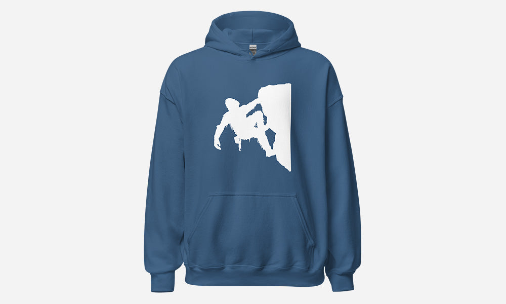 Sasquatch Rock Climbing Hoodie