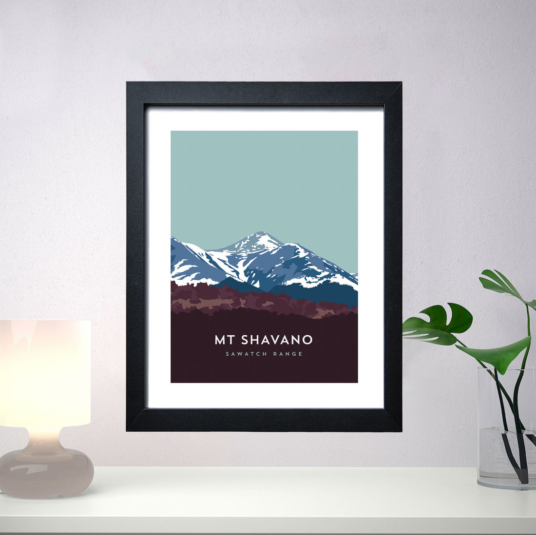 Mount Shavano Colorado 14er Poster