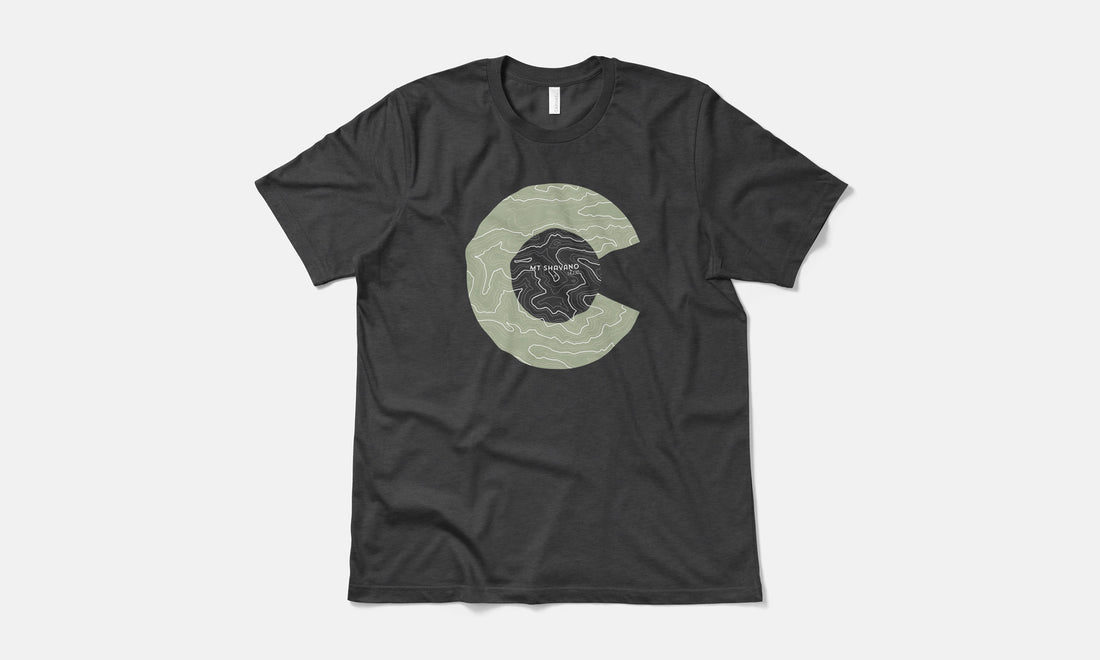 Mount Shavano Topo 14er Shirt