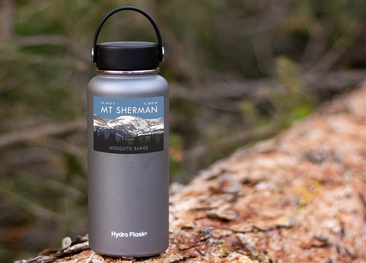 Mount Sherman Colorado 14er Sticker