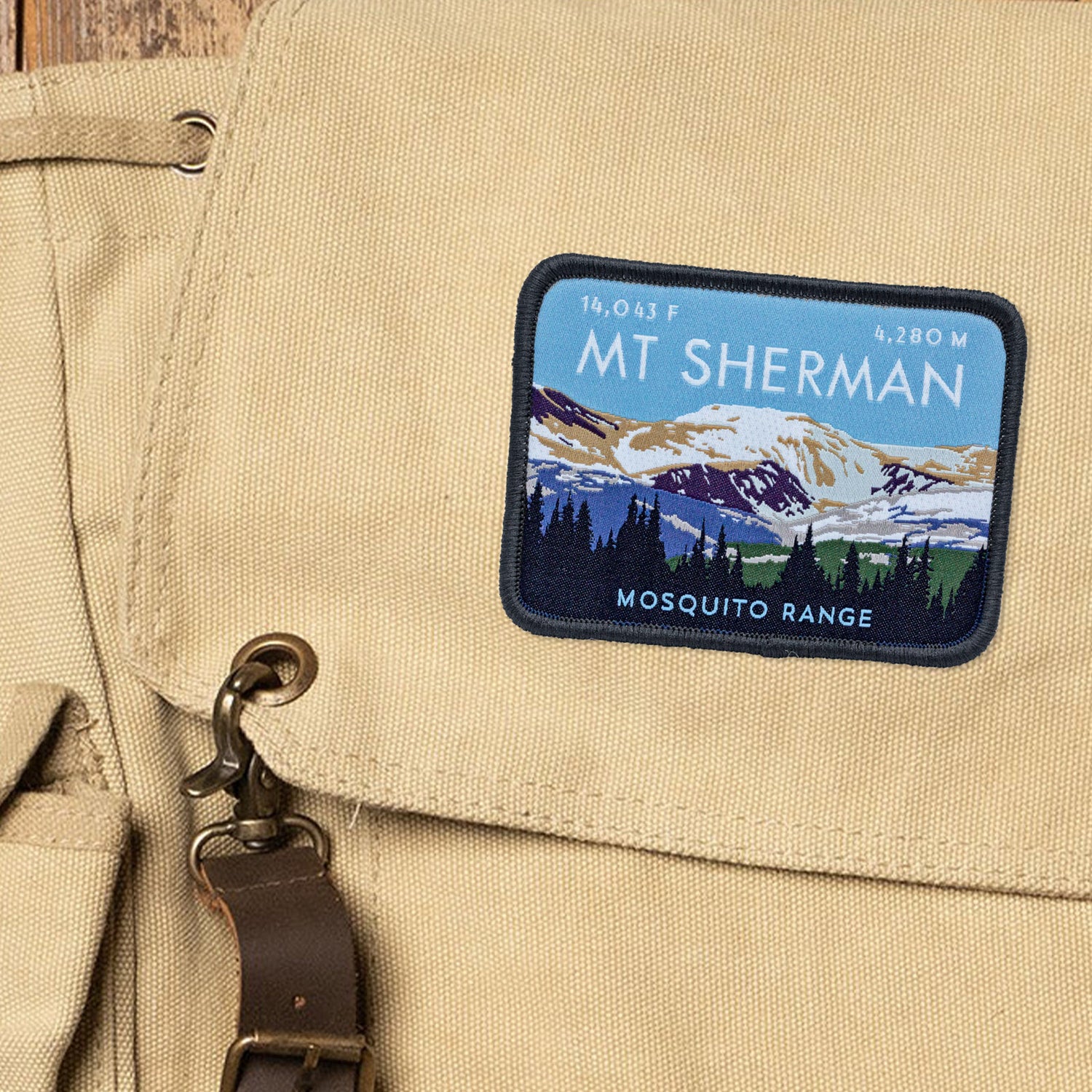 Mount Sherman Colorado 14er Patch