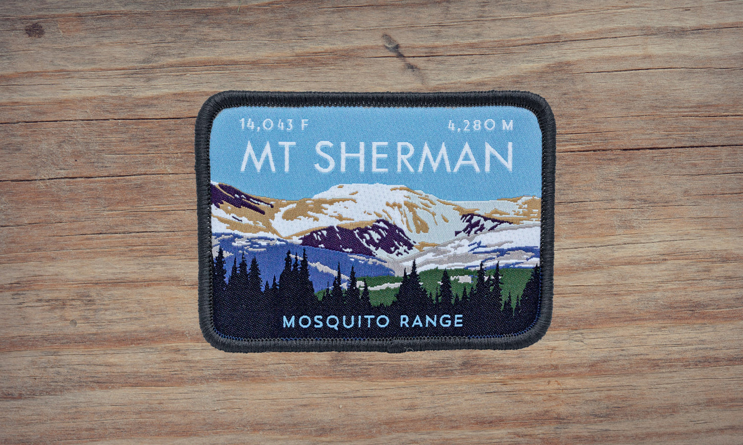 Mount Sherman Colorado 14er Patch