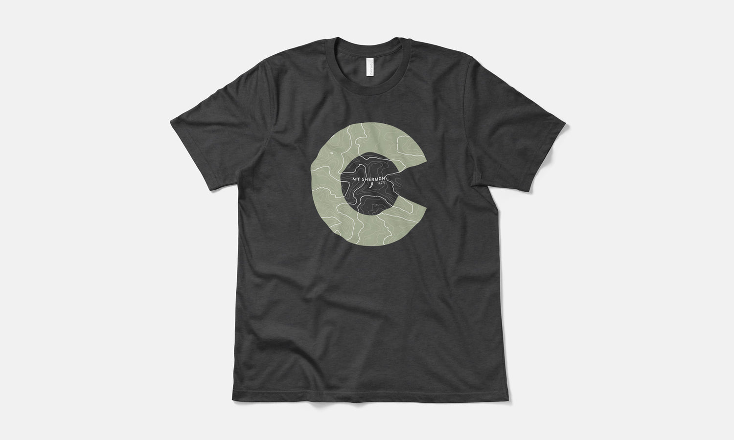 Mount Sherman Topo 14er Shirt