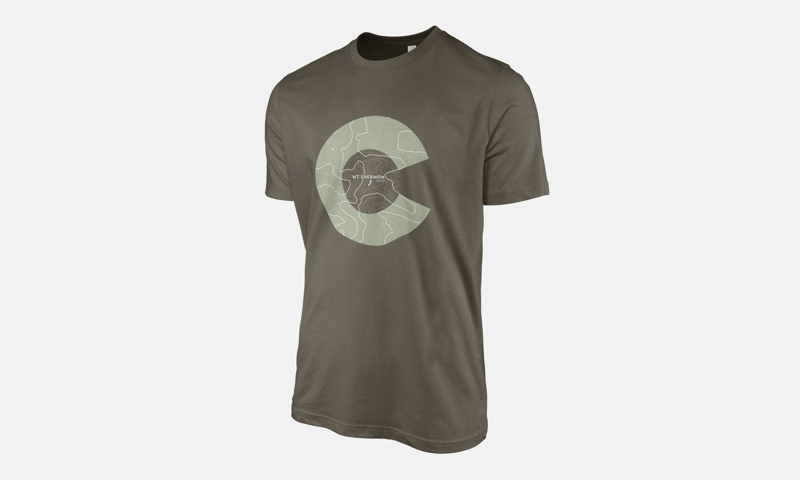 Mount Sherman Topo 14er Shirt