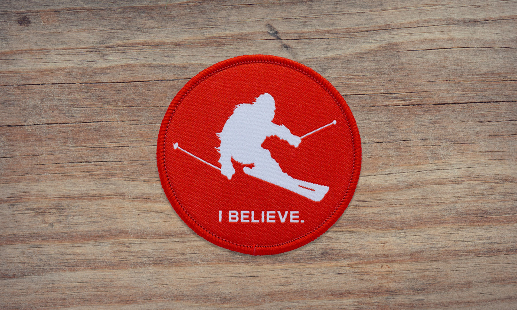 Bigfoot Ski Patch I Believe