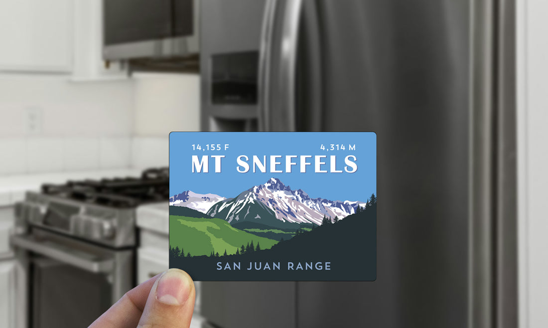 Mount Sneffels Colorado 14er Magnet