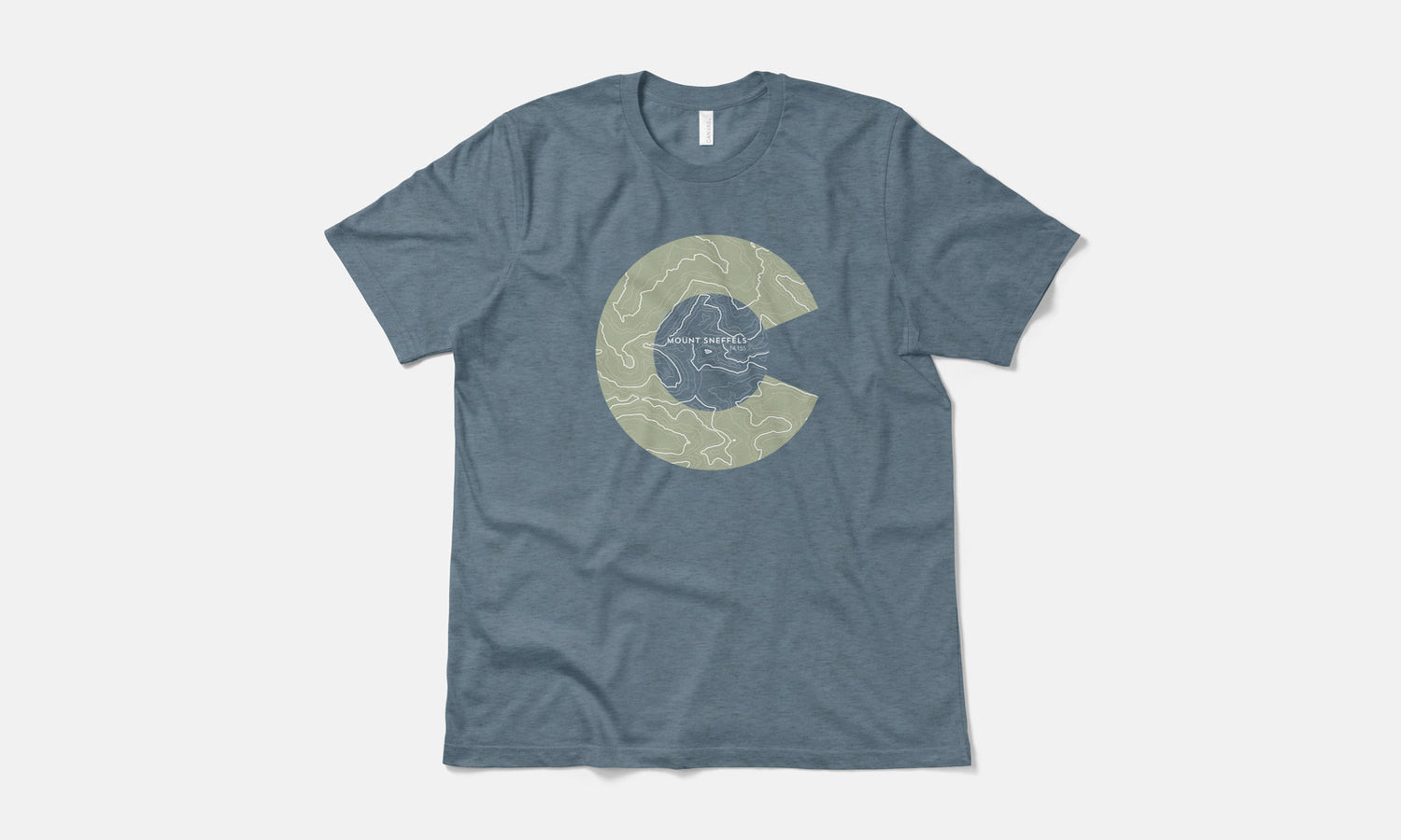 Mount Sneffels Topo 14er Shirt