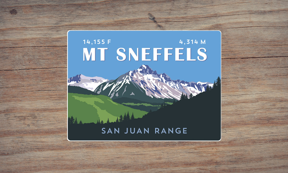 Colorado 14er Sticker Pack (The Complete Collection)