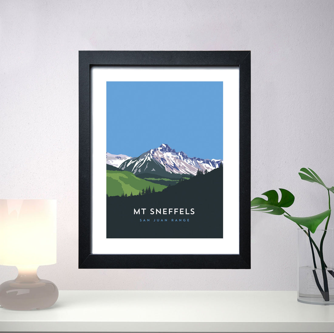 Mount Sneffels Colorado 14er Framed Poster