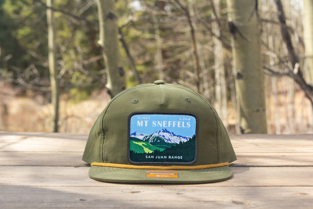 Mount Sneffels Colorado 14er Rope Hat