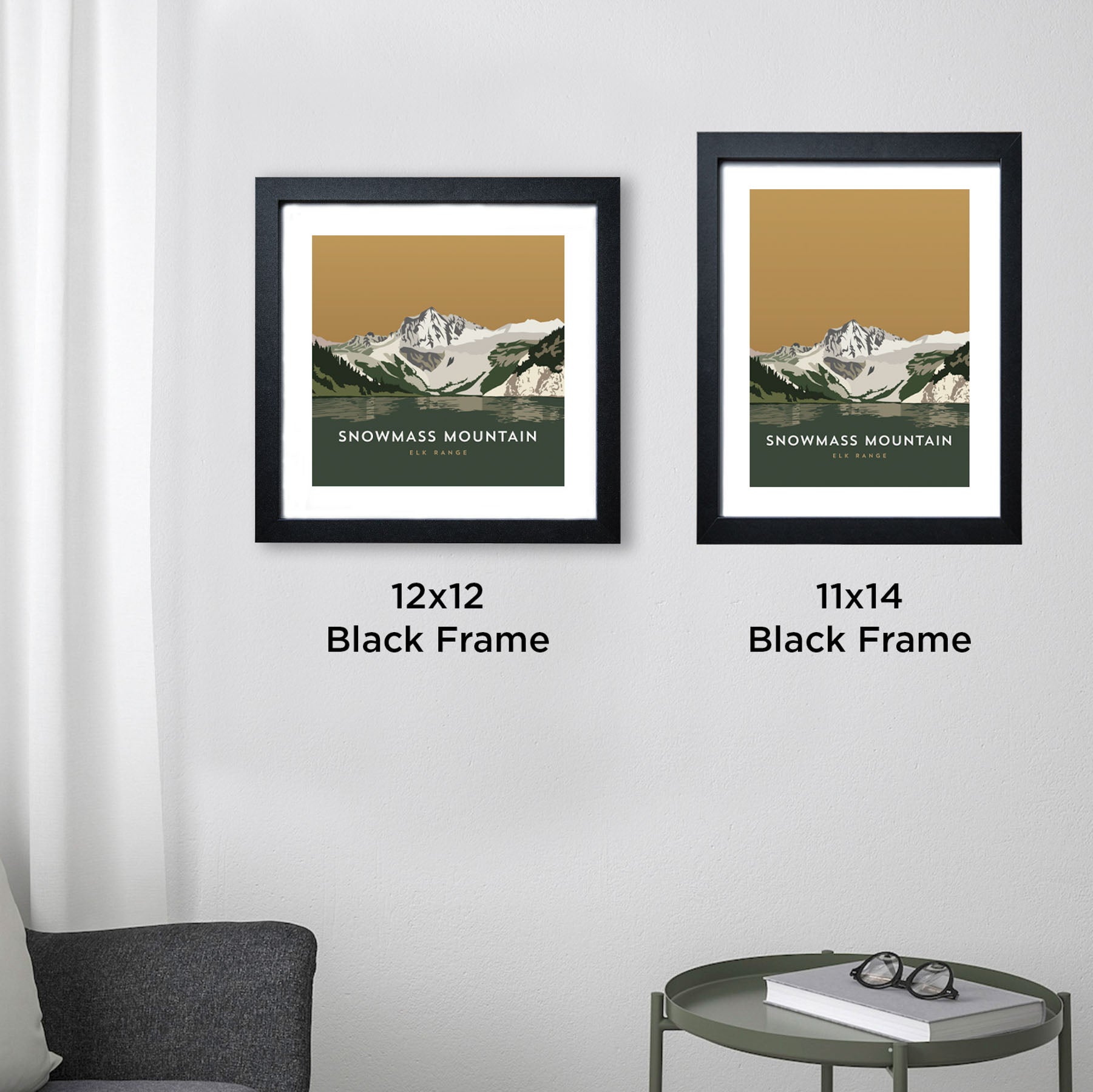 Snowmass Mountain Colorado 14er Print