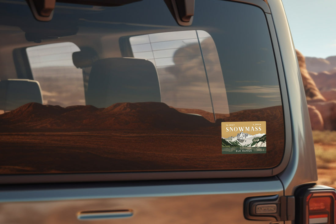 Snowmass Mountain Colorado 14er Sticker